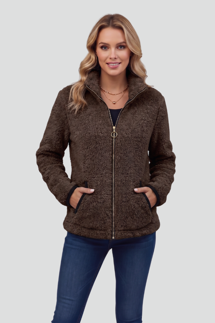 Wren Jacket — Fleece Stand-Collar Jacket