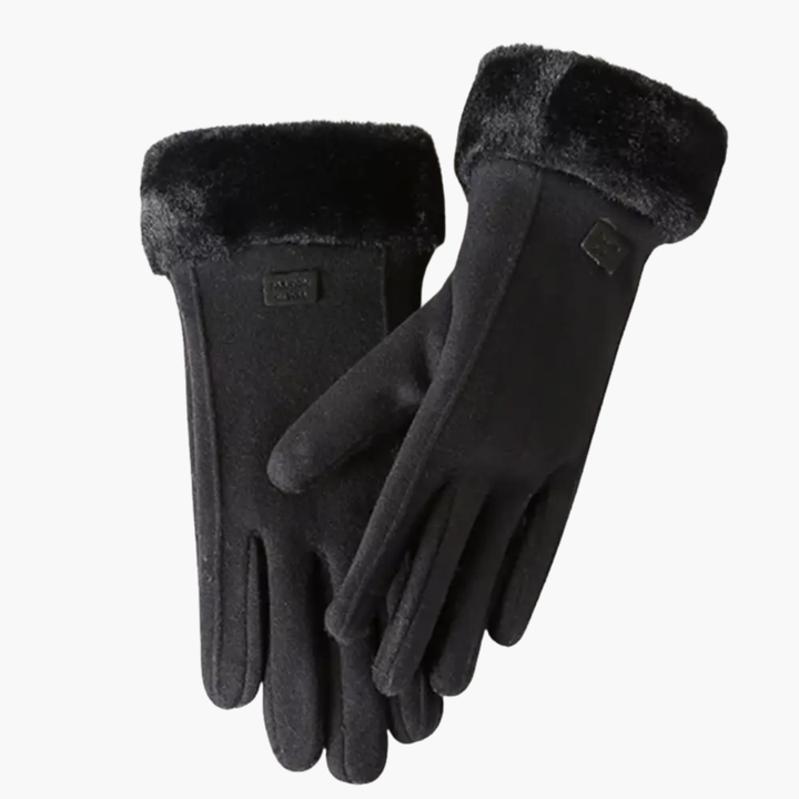 Valentine — Women’s Lined Gloves with Folded Cuffs