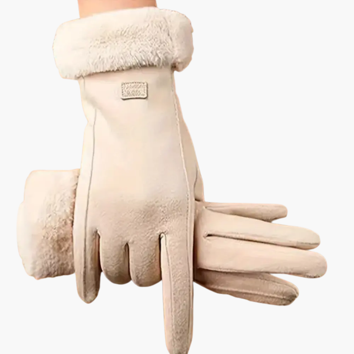 Valentine — Women’s Lined Gloves with Folded Cuffs