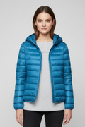 Junia — Women’s Quilted Hooded Zip Jacket