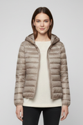 Junia — Women’s Quilted Hooded Zip Jacket