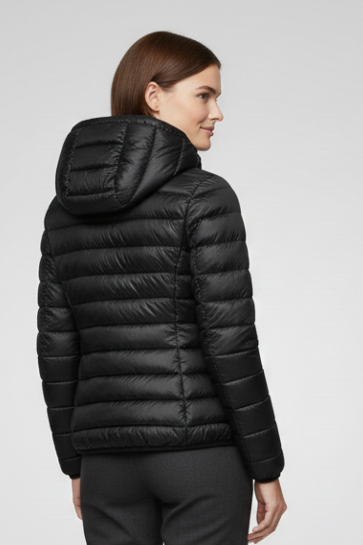 Junia — Women’s Quilted Hooded Zip Jacket