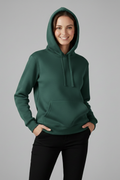 Theodora — Women’s Drawcord Hoodie with Ribbed Hem