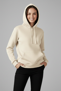 Theodora — Women’s Drawcord Hoodie with Ribbed Hem