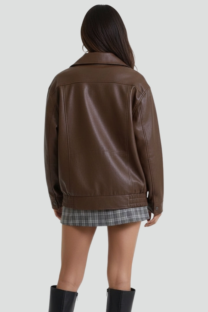 Honora — Women’s Zip Jacket with Ribbed Hem