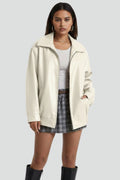 Honora — Women’s Zip Jacket with Ribbed Hem
