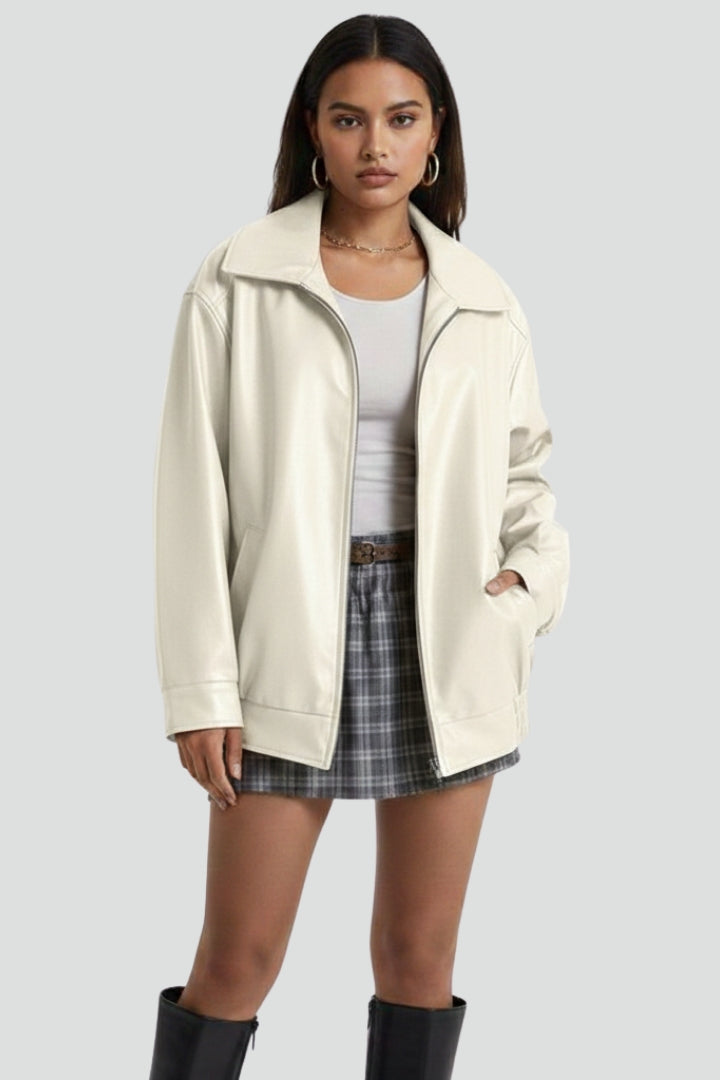 Honora — Women’s Zip Jacket with Ribbed Hem