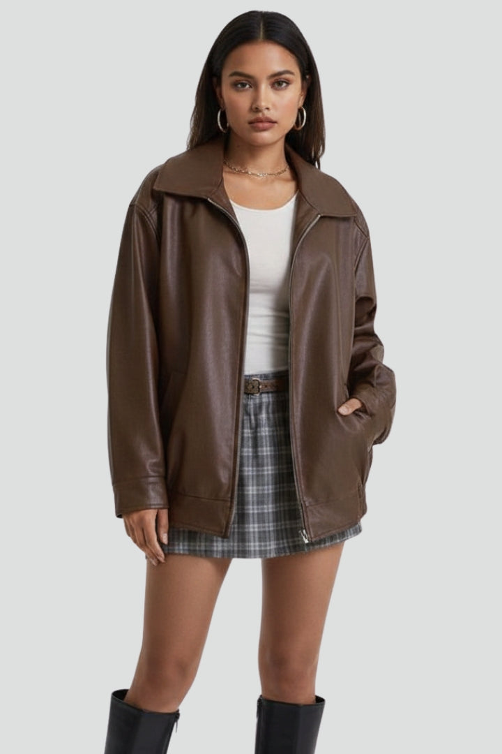 Honora — Women’s Zip Jacket with Ribbed Hem