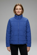 Frances Jacket — Quilted Stand-Collar Jacket