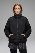 Frances Jacket — Quilted Stand-Collar Jacket
