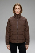 Frances Jacket — Quilted Stand-Collar Jacket