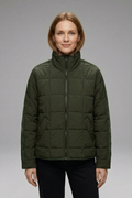 Frances Jacket — Quilted Stand-Collar Jacket