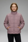 Frances Jacket — Quilted Stand-Collar Jacket