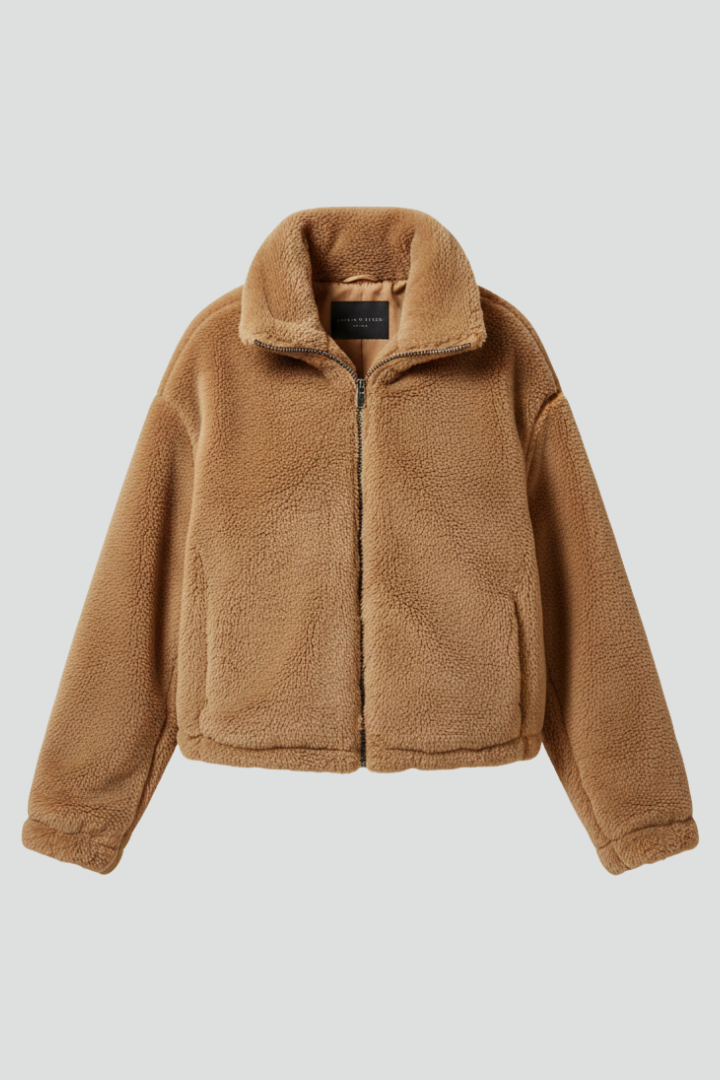 Brielle — Women’s Textured Zip Jacket