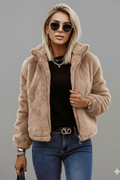 Brielle — Women’s Textured Zip Jacket