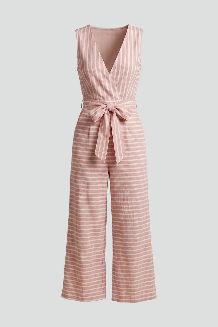 Katharina — Halter-Neck Cropped Jumpsuit