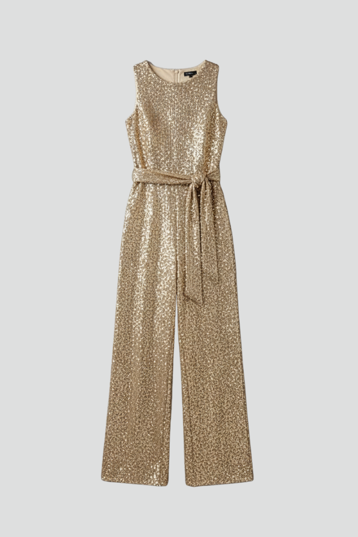 Philippa — Sequin Straight-Leg Jumpsuit