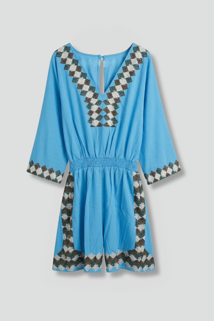 Lavinia — V-Neck Wide-Leg Jumpsuit