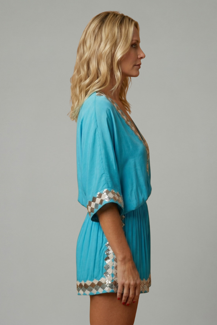 Lavinia — V-Neck Wide-Leg Jumpsuit