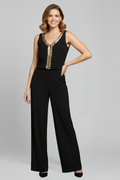 Dorothea — V-Neck Sleeveless Wide-Leg Jumpsuit