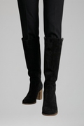 Marlow Rose — Women's Suede-Effect Knee-High Boots