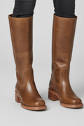 Pearl Rose — Women's Round-Toe Knee-High Boots