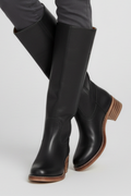 Pearl Rose — Women's Round-Toe Knee-High Boots