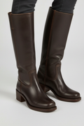 Pearl Rose — Women's Round-Toe Knee-High Boots