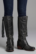 Constance Rose — Women's Fringe Knee-High Boots