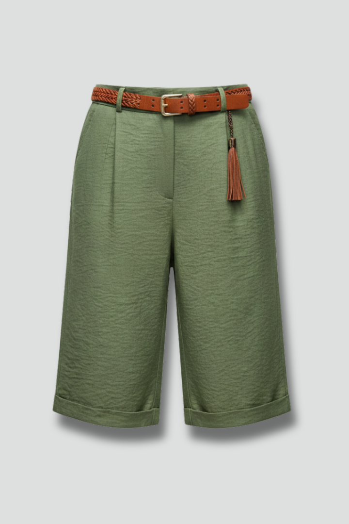 Tamsin — Tailored Knee-Length Shorts