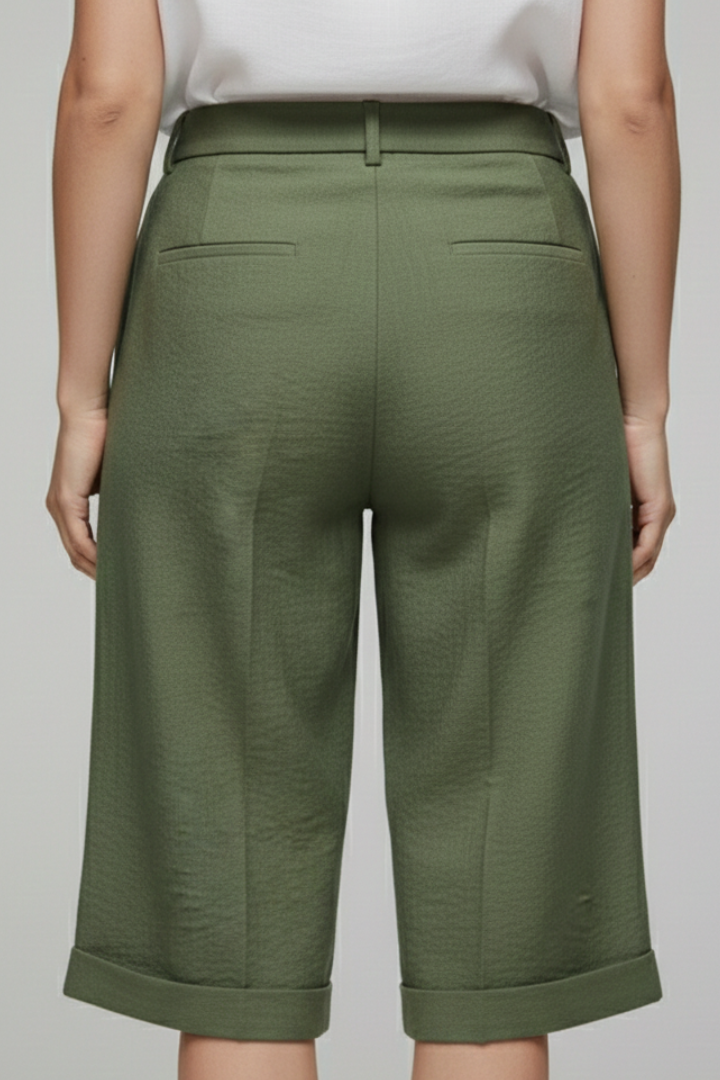 Tamsin — Tailored Knee-Length Shorts
