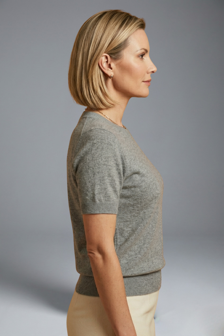 Orla — Crew-Neck Knit Top