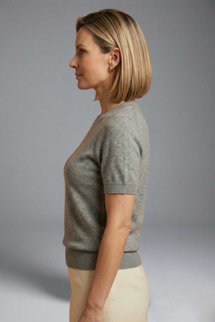 Orla — Crew-Neck Knit Top
