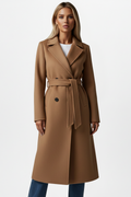 Genevieve — Double-Breasted Belted Coat