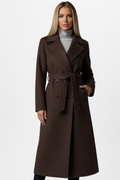 Genevieve — Double-Breasted Belted Coat