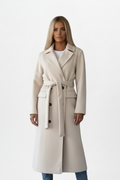 Genevieve — Double-Breasted Belted Coat