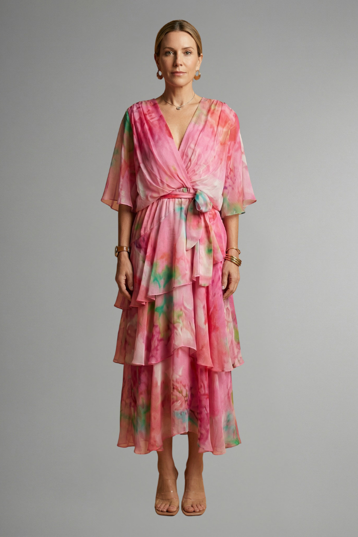 Ianthe — Printed Flowing Maxi Dress