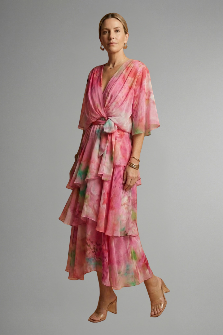 Ianthe — Printed Flowing Maxi Dress