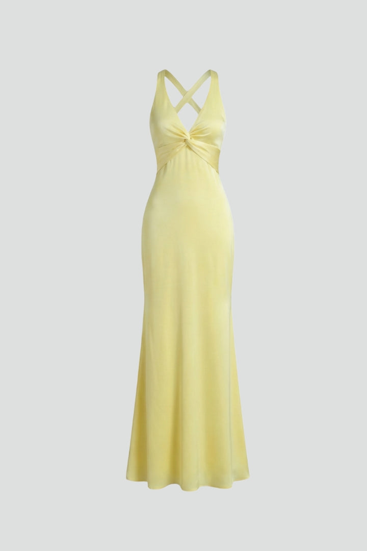 Jacinta — Fitted-Waist Maxi Dress