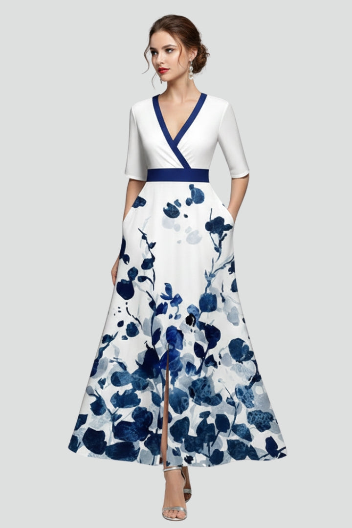 Pandora — Elegant Floral Maxi Dress