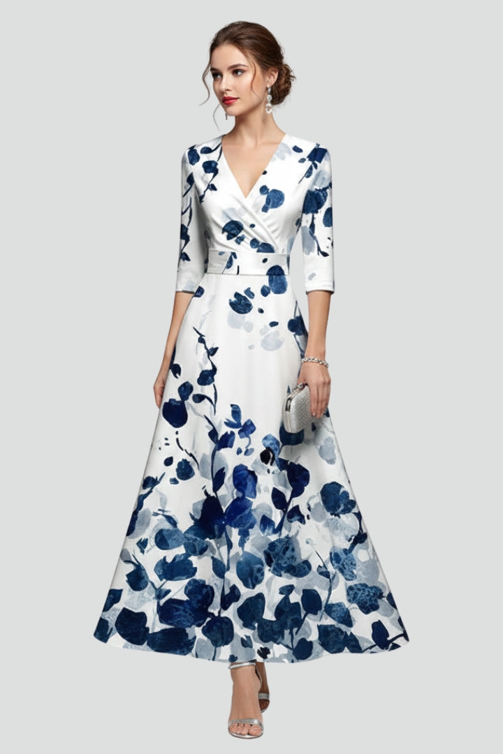 Pandora — Elegant Floral Maxi Dress