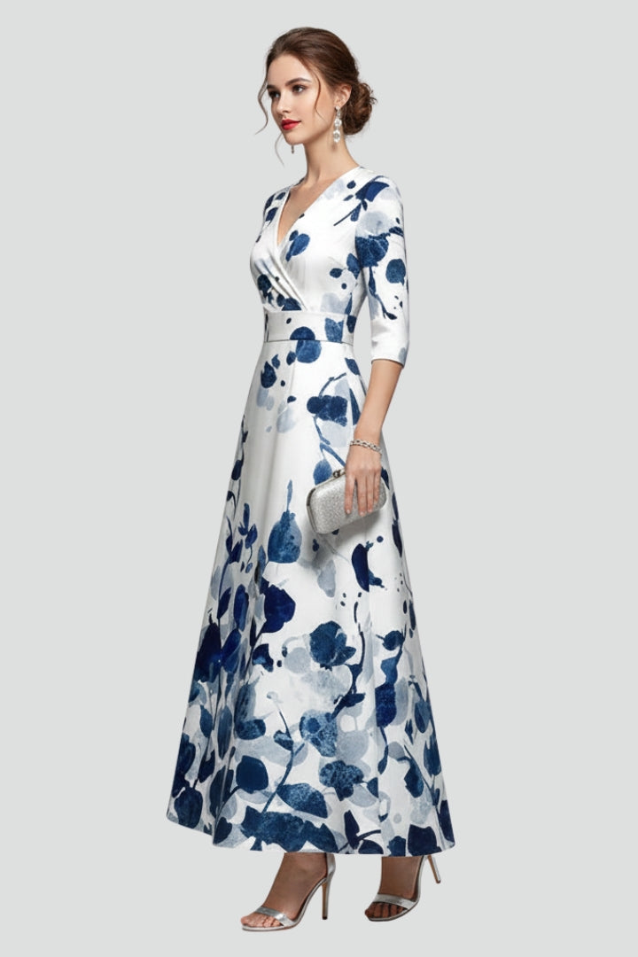 Pandora — Elegant Floral Maxi Dress