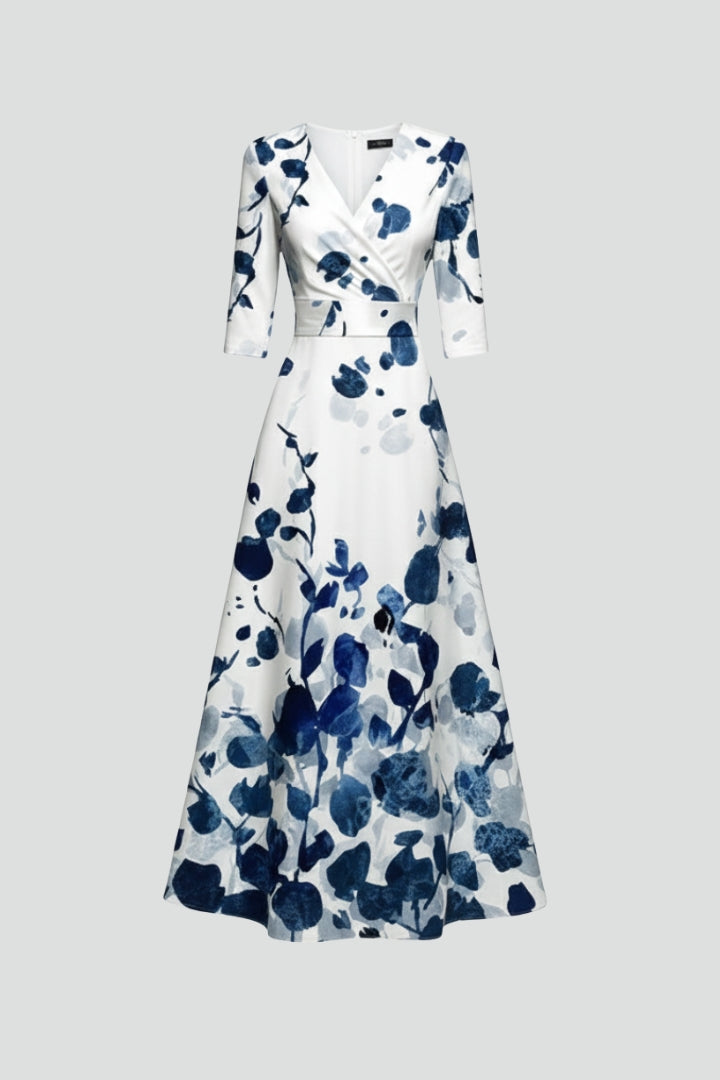 Pandora — Elegant Floral Maxi Dress