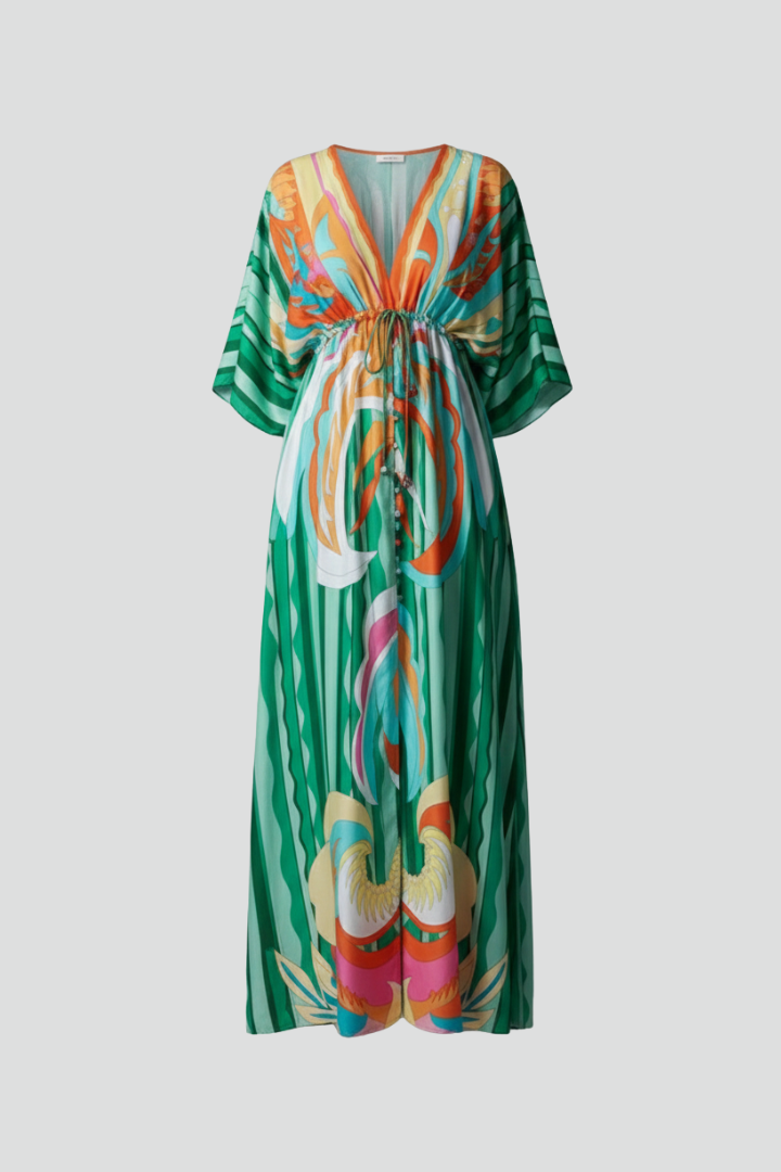 Regina — Tie-Waist Maxi Dress