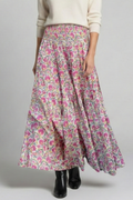 Marisol Skirt — Printed A-Line Maxi Skirt