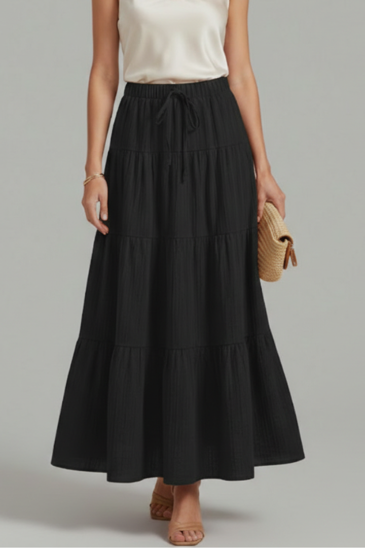 Ottilie Skirt — Tiered Maxi Skirt