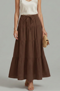 Ottilie Skirt — Tiered Maxi Skirt