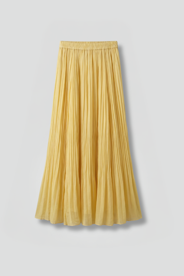 Delphi — Pleated Maxi Skirt