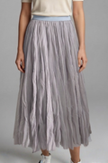 Delphi — Pleated Maxi Skirt