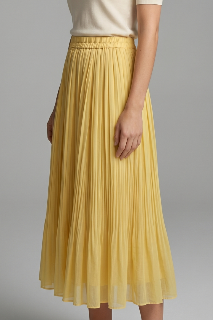Delphi — Pleated Maxi Skirt